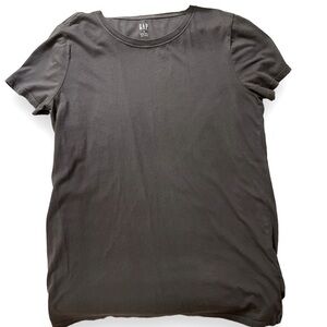 Women’s Short Sleeve Dark Gray Tee | Small Relaxed‎ fit.